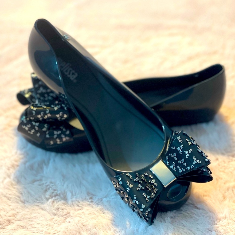 Melissa Black Bow Women's Shoes